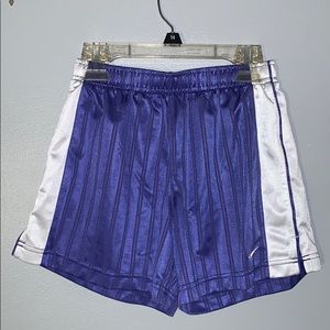 Blue Soccer Shorts (Youth Medium)
